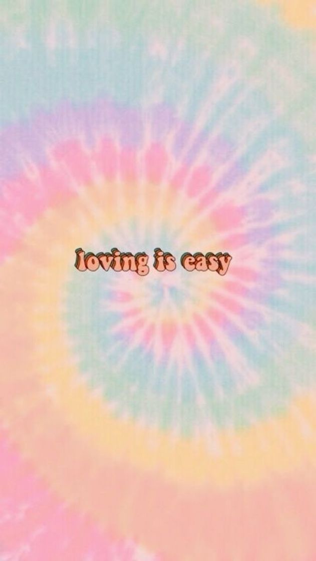 Loving is easy