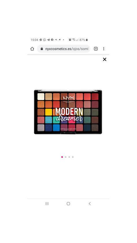 Social Paleta nyx modern dreamer 