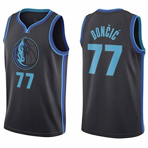 Product WOLFIRE WF Camiseta de Baloncesto para Hombre, NBA, Dallas Mavericks #77 Luka