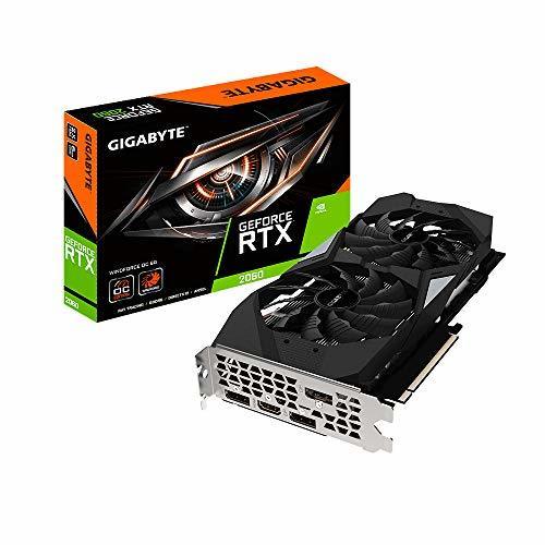 Products Gigabyte Technology GeForce RTX 2060 WINDFORCE OC 6G GV-N2060WF2OC-6GD - Tarjeta grafica