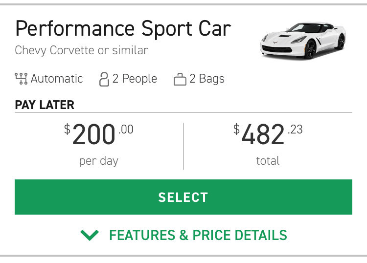 Place Exotic Car Collection by Enterprise