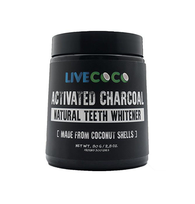 Productos Carbón Activado LiveCoco para Blanqueamiento Dental