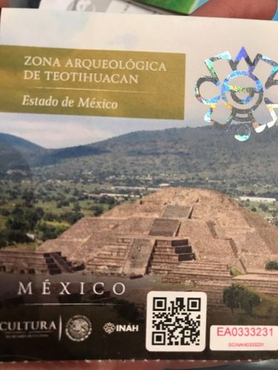 Zona Arqueológica de Teotihuacan Estacionamiento Puerta 1