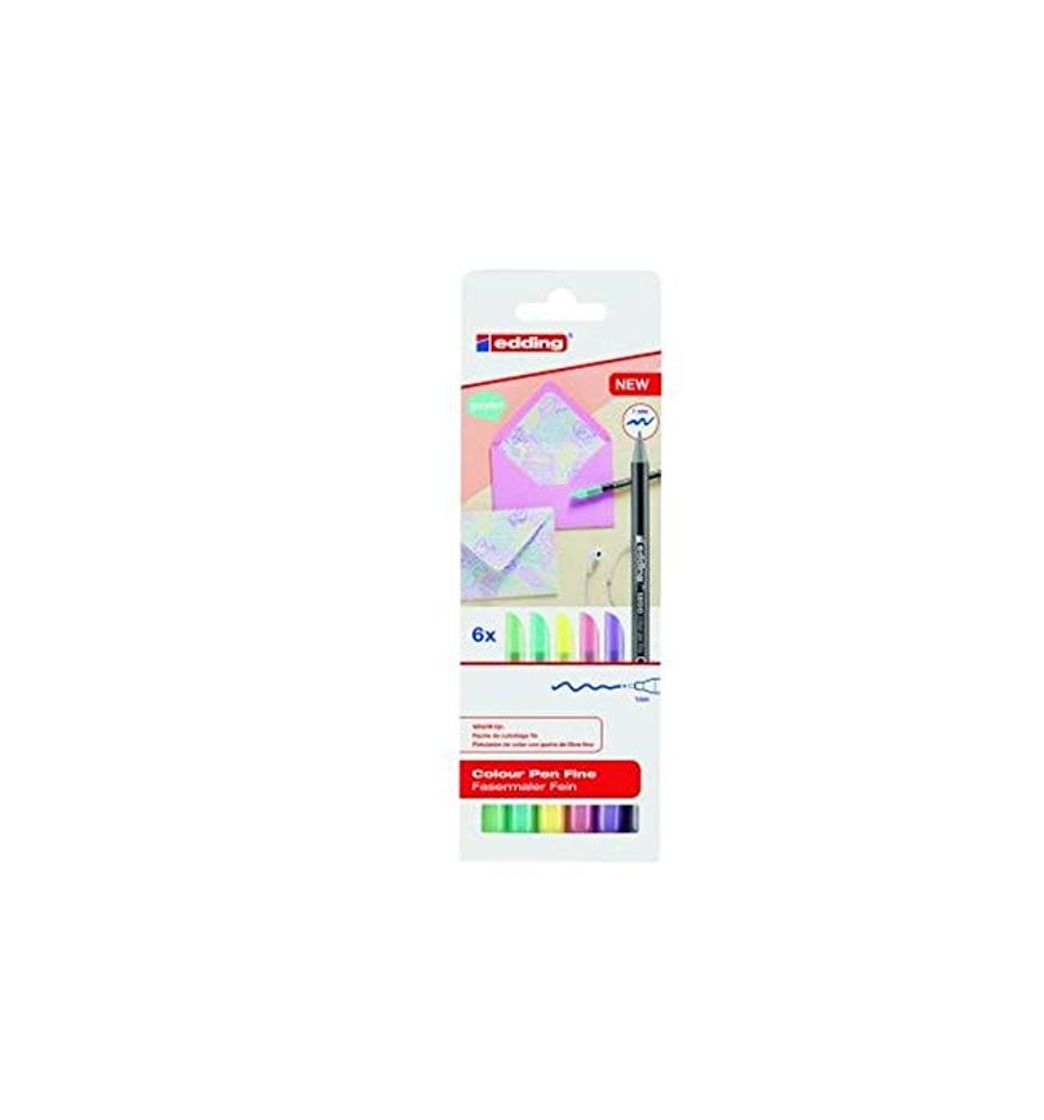 Producto Edding 1200 – Rotuladores de colores pastel – Punta redonda 1 mm