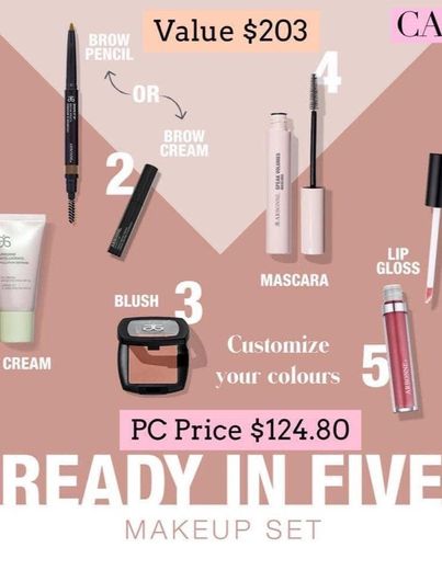 Ready in Five Makeup Set 