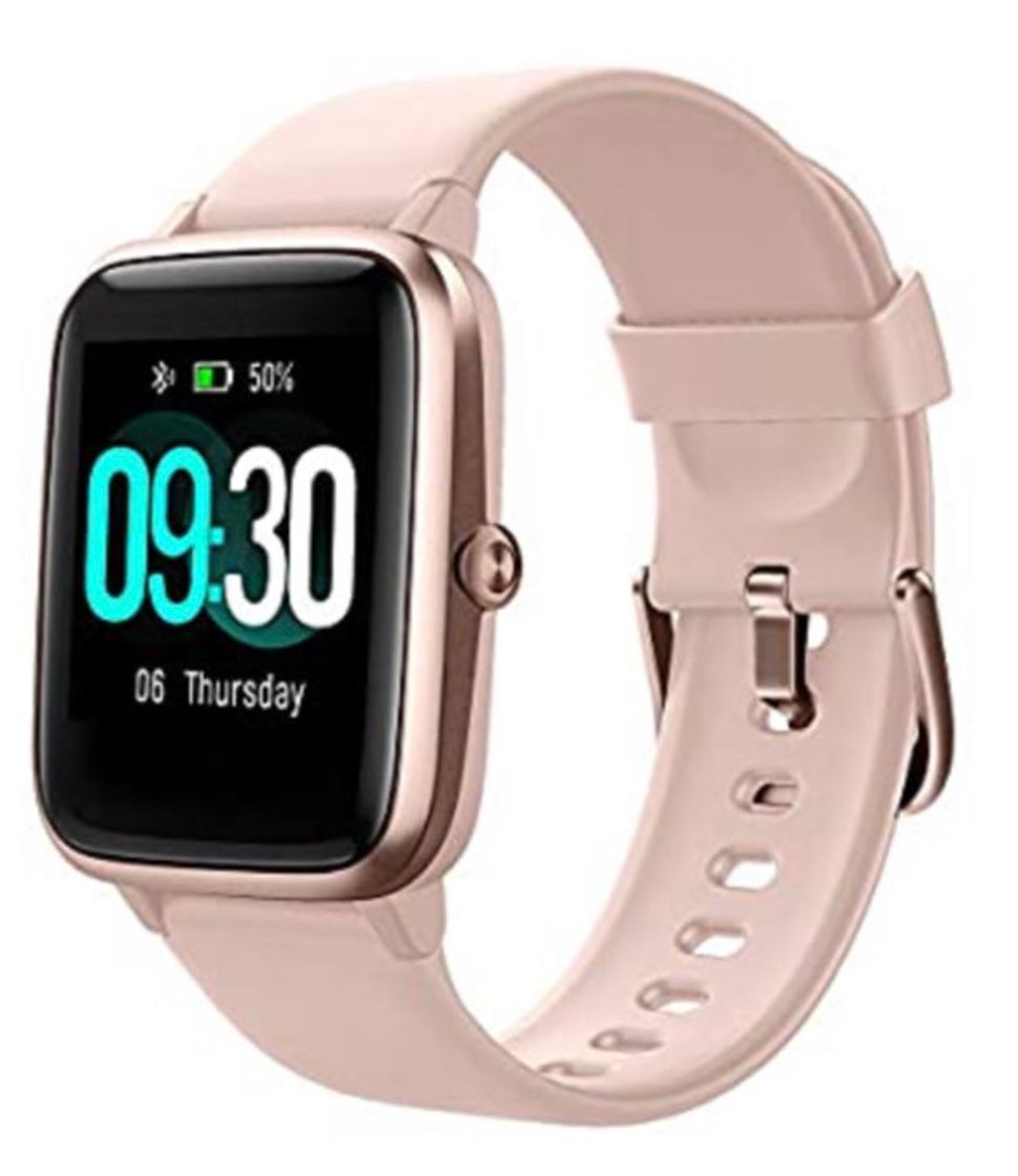Social Smart watch mulher rosa