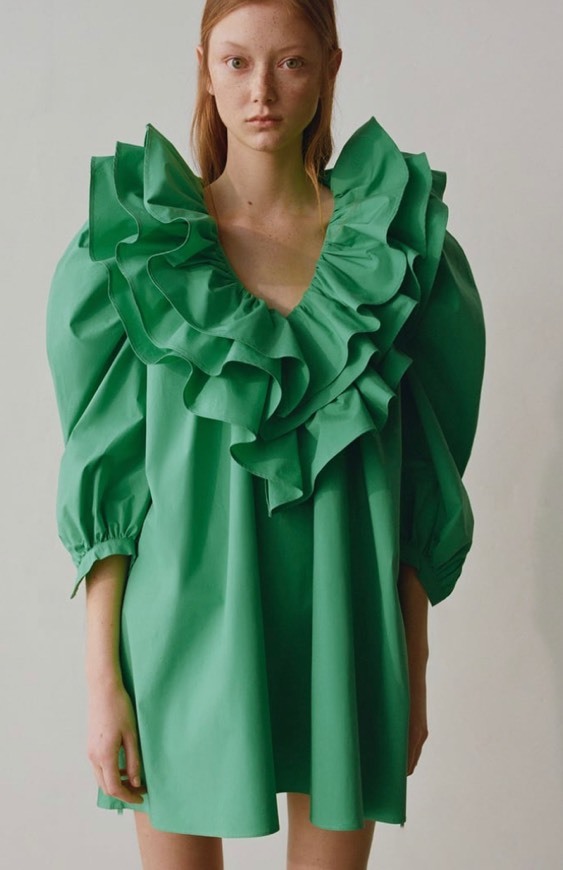 Fashion Vestido verde 