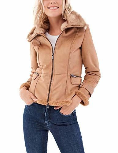 Chaqueta SALSA con Pelo Camel XL Beige