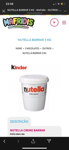 Nutella 3kg 🥰