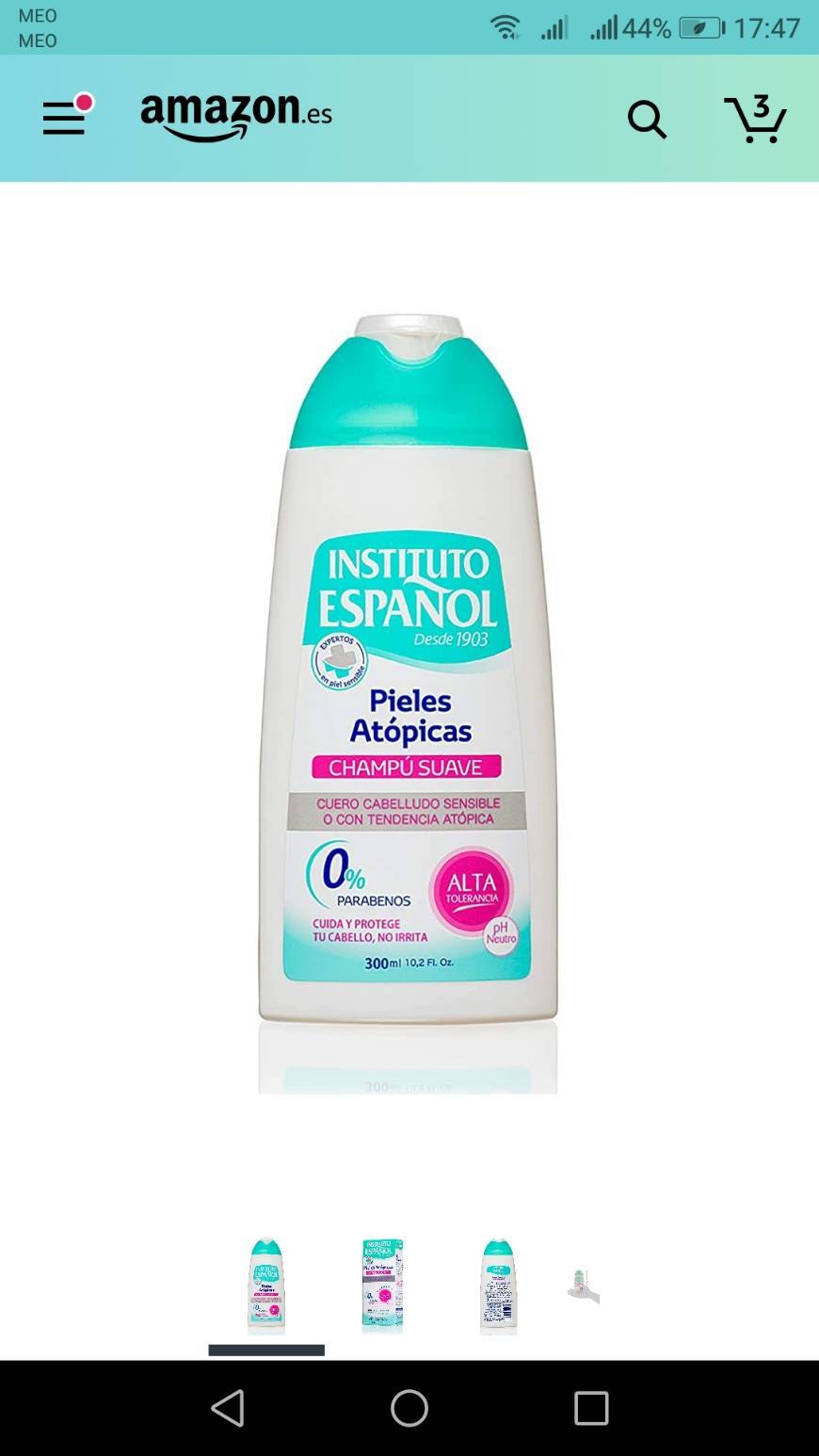 Productos Shampoo para pele atópica