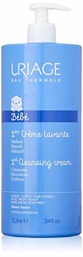 Social Uriage Espuma y Limpieza Crema Sin Jabón para Bebés Cara/Cuerpo/Calibre