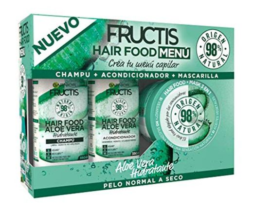 Garnier Fructis XES04516 Cofre Hair Food Aloe Vera Hidratante para Pelo Normal