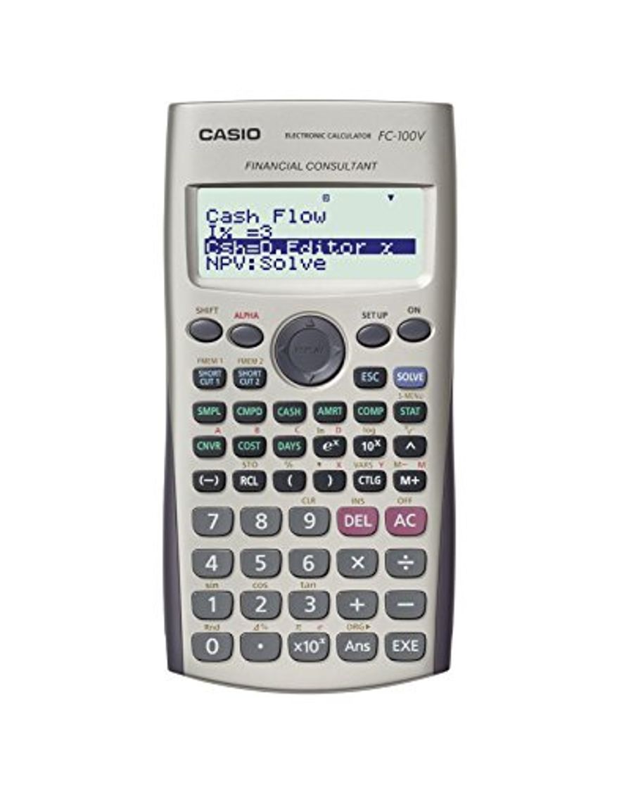 Lugar CASIO FC-100V Calculadora Financiera