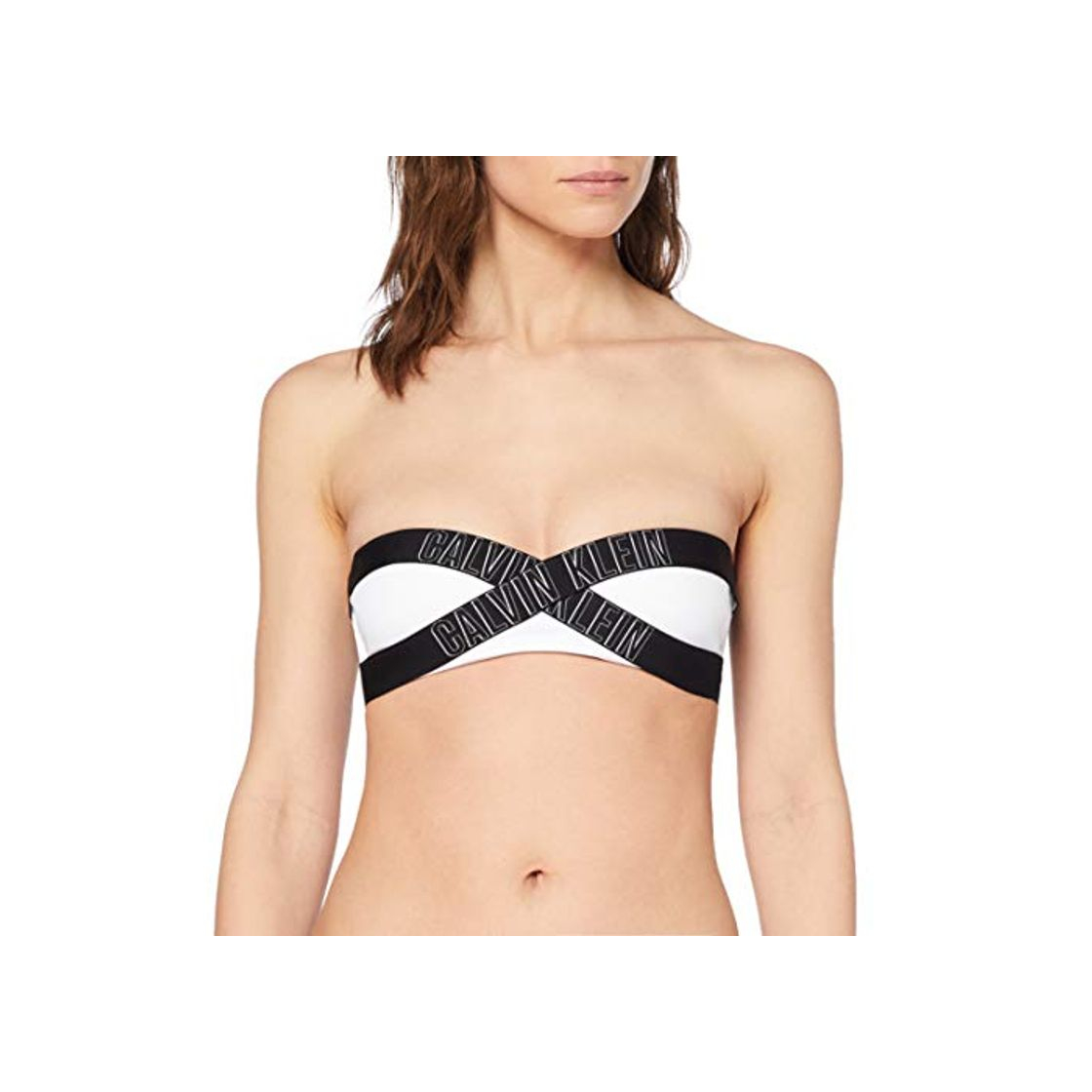 Producto Tommy Hilfiger Bandeau-RP Parte de Arriba de Bikini, Blanco