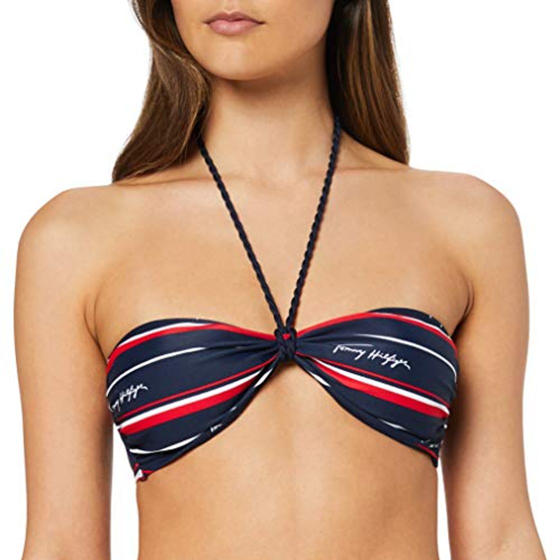 Producto Tommy Hilfiger Bandeau Rp Parte de Arriba de Bikini, Azul