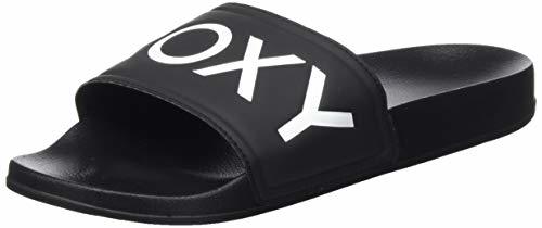 Lugar Roxy Slippy, Zapatos de Playa y Piscina para Mujer, Negro