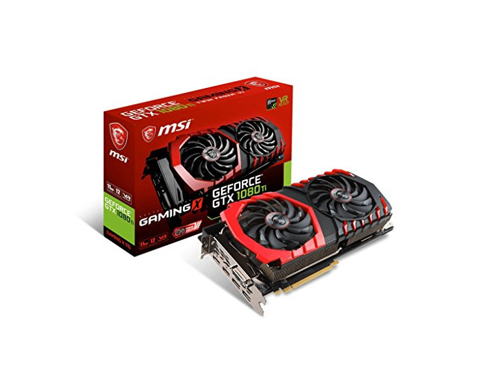 Electronic MSI GeForce GTX 1080 Ti Gaming X 11G - Tarjeta gráfica