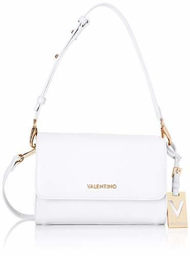 Mario Valentino VBS30103 - mochila de Poliuretano Mujer, color Blanco, talla 8x15x23