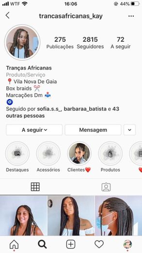 Profissional de Tranças Africanas