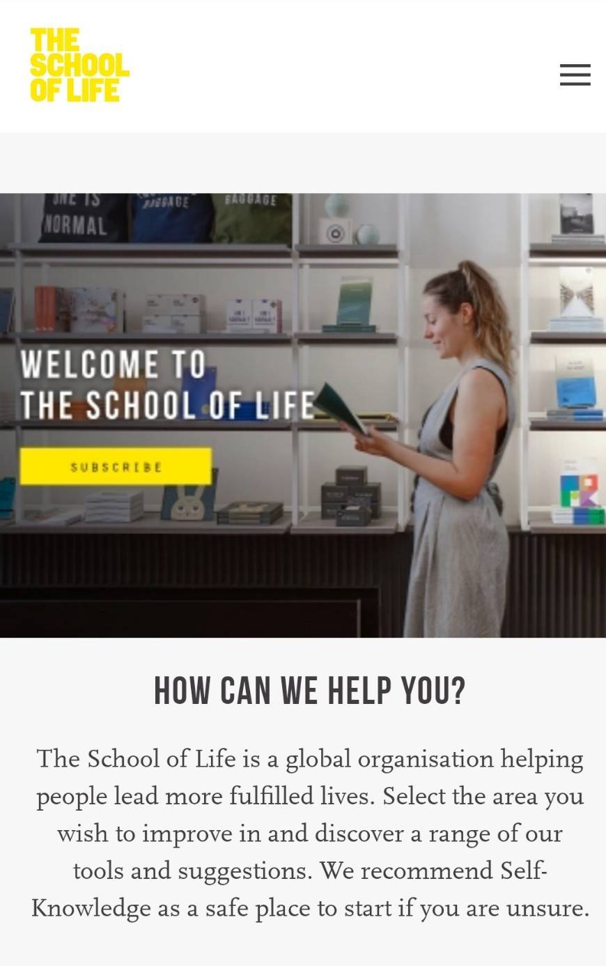 Moda The school of life