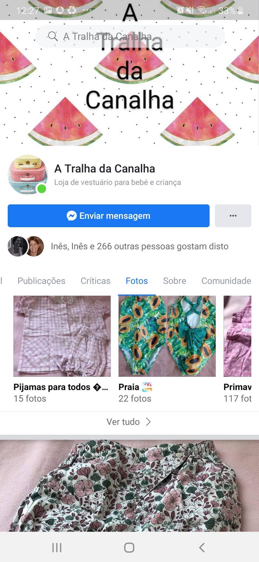 Producto Tralha da canalha- roupa 2a mão 