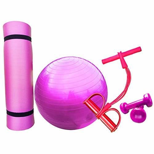 W-z-z Pelota De Fitness For Adultos Pelota De Yoga Colchoneta De Yoga