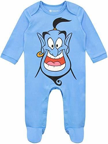 Disney Pijama Entera para Niños Bebés Aladdin Azul 12-18 Meses