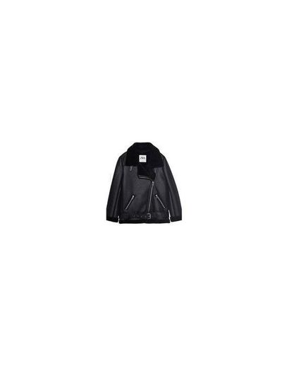 Chaqueta aviador negra ZARA