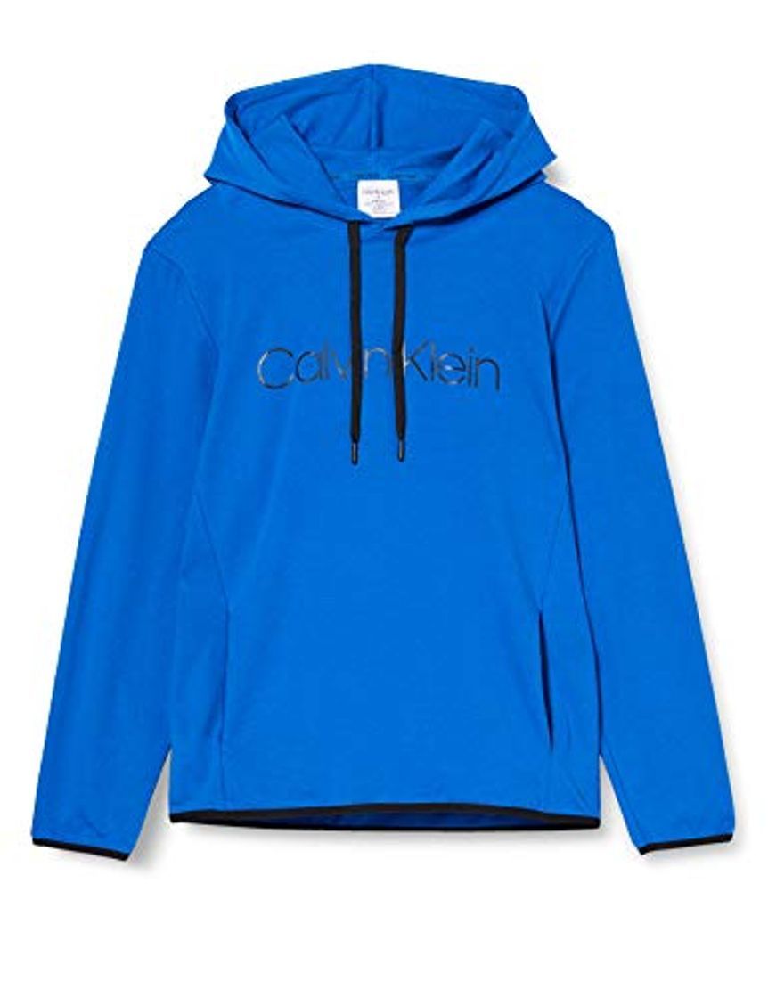 Fashion Calvin Klein L/s Hoodie Top de Pijama, Azul