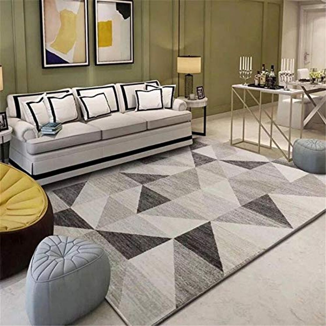 Producto Qlldwxu Carpet Bedroom Simple Geometric Pattern Gray For Living Room Mat Rugs