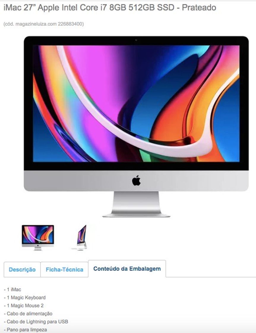 Moda Se você quer uma máquina de verdade, esse IMac é para você.