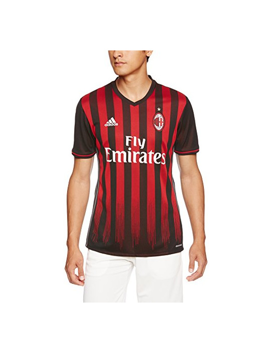 Product adidas AC Milan H JSY Camiseta, Hombre, Negro/Rojo