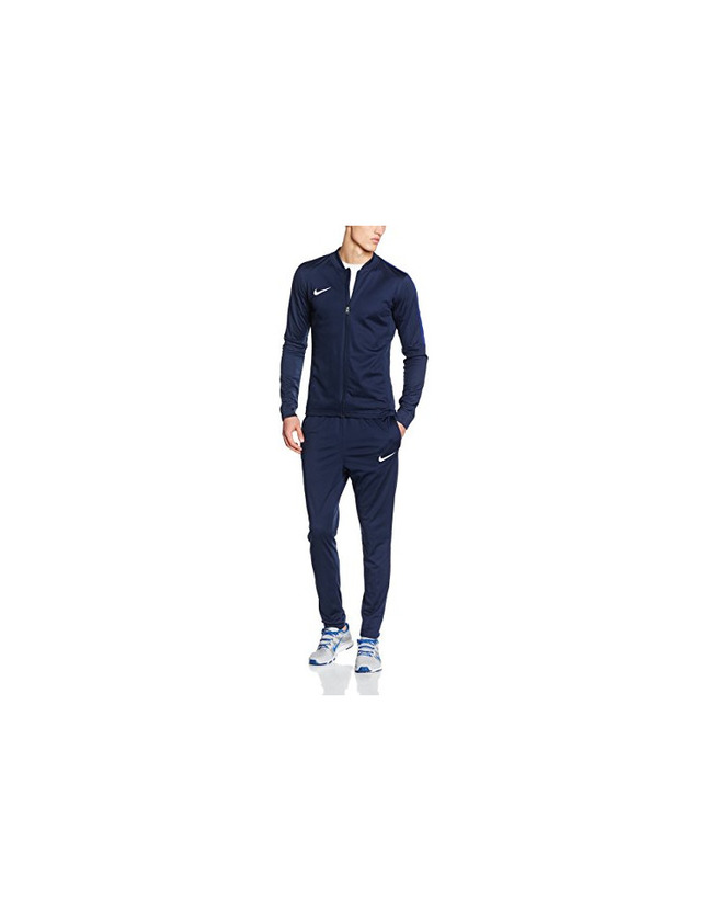 Social Nike Academy16 Knt Tracksuit 2, Chándal Para Hombre, Negro / Azul /