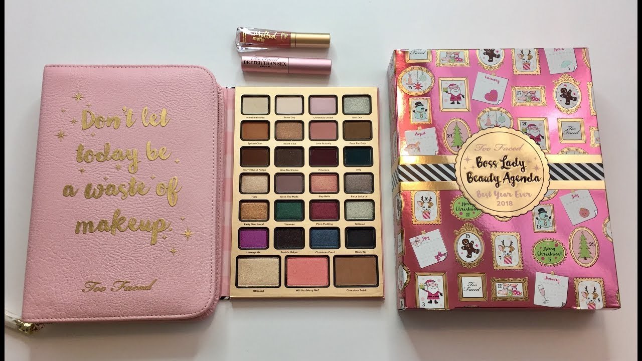 Productos Too Faced Boss Beauty Lady Agenda