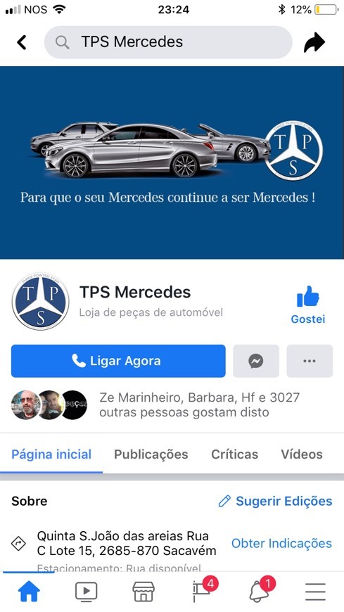 Places TPS - Three Pointed Star, Lda Especialistas Mercedes Benz