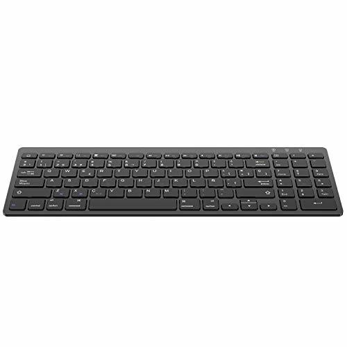 Productos OMOTON Teclado Inalámbribo Compatible con iPad/iPad Pro/iPad Air/iPad Mini/iPhone y Todas Sistemas