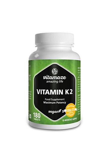 Vitamaze® Vitamina K2 MK-7 200 µg altamente dosificada