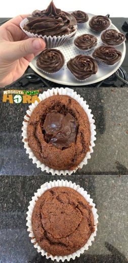 Cupcake de chocolate fácil 😋