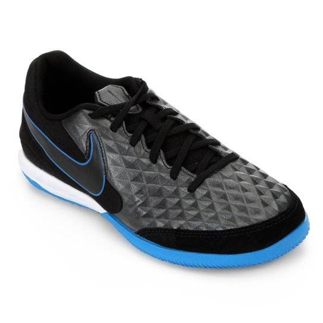 Social Chuteira Futsal Nike Tiempo Legend 8 Academy IC - Preto e Azul