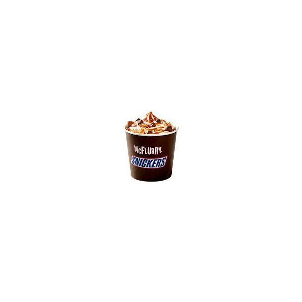 Producto McDonald's "McFlurry Snickers®"