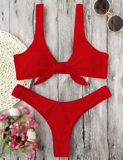 Bikini vermelho Zaful