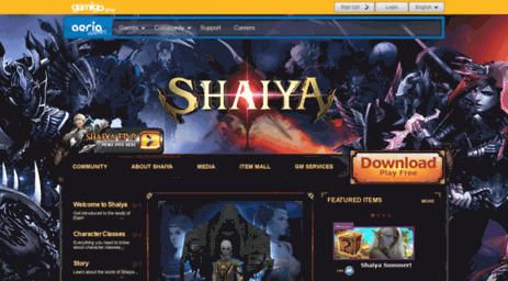 Shaiya - Free MMORPG at Aeria Games