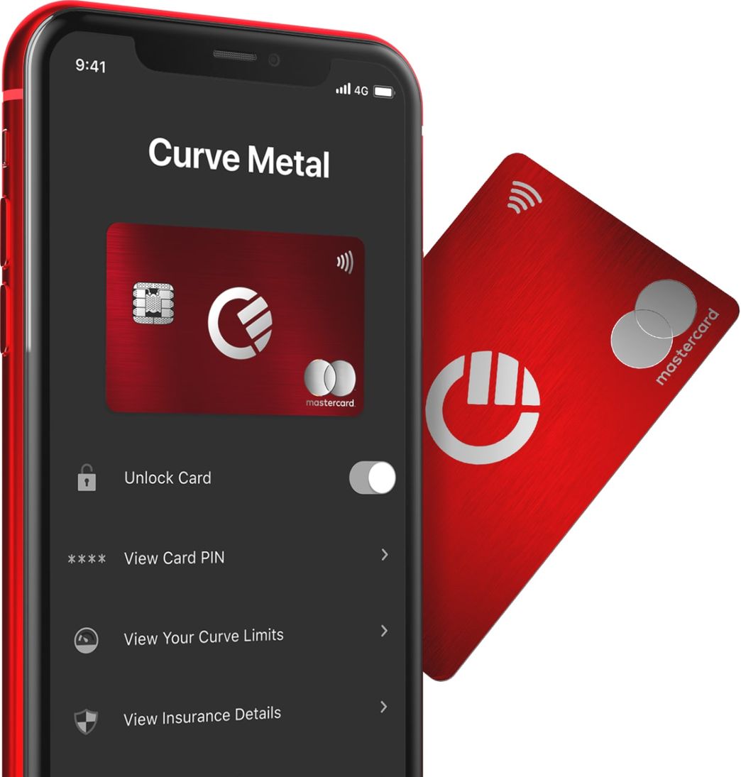 App Curve cartão debit 