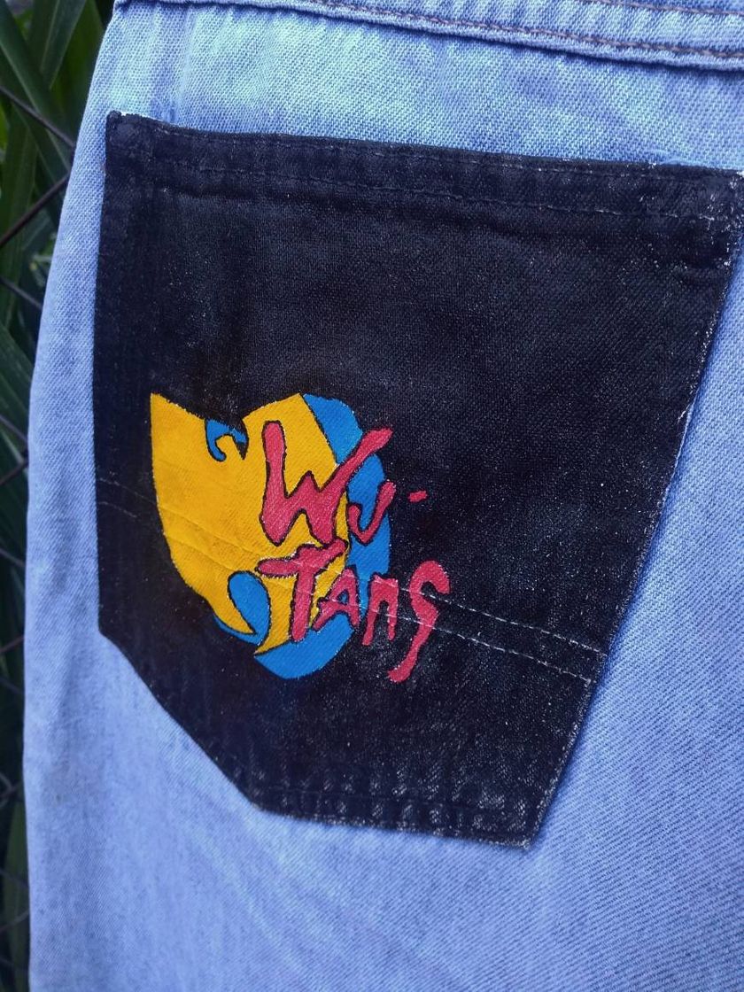 Fashion Customização Calça - Wu Tang Clan (detalhes) 