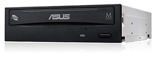 ASUS DRW-24D5MT - Grabadora de DVD 24X, compatibilidad con M-Disc, encriptación de