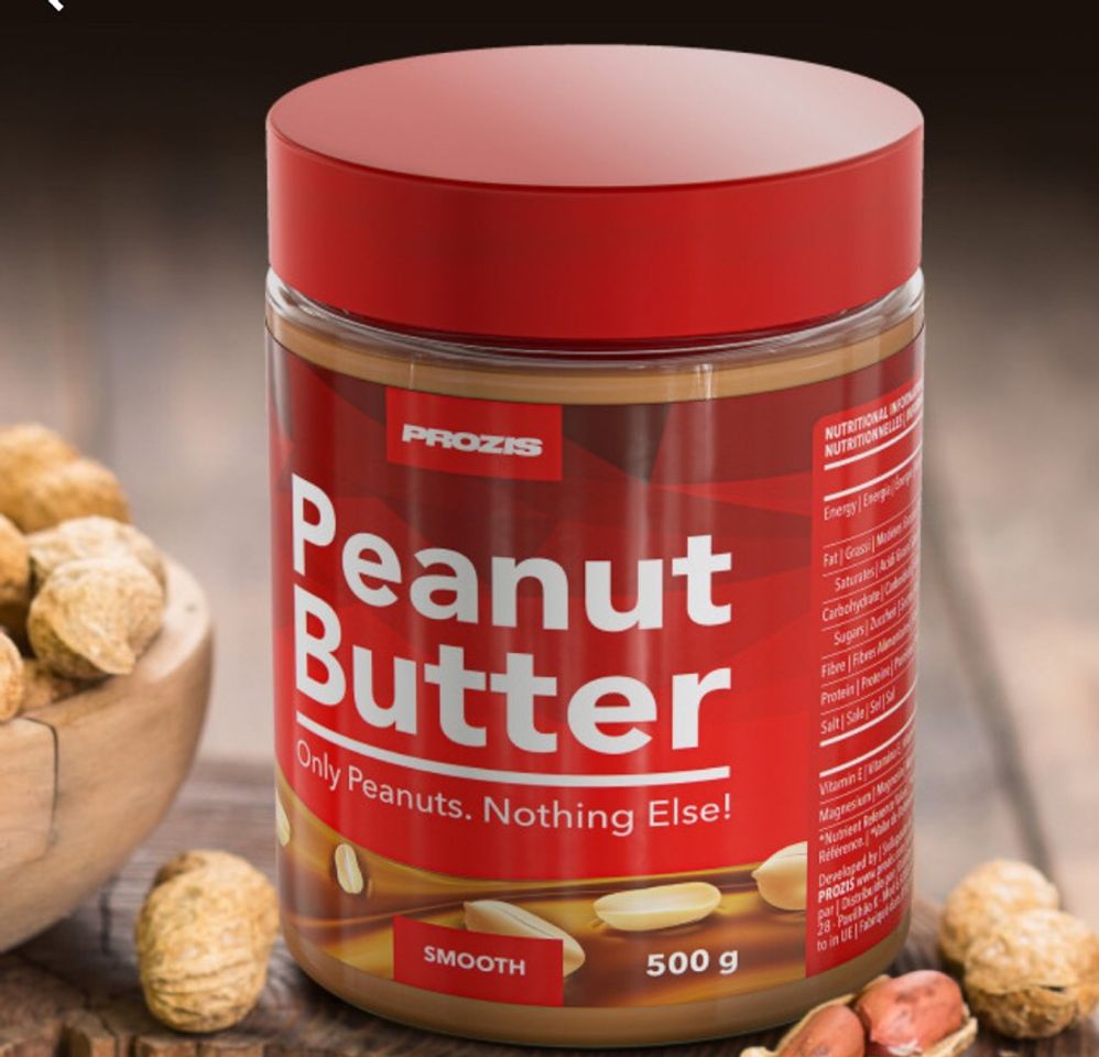 Beauty Prozis Peanut Butter 1kg - Deliciosa y de Textura Crujiente - Fuente