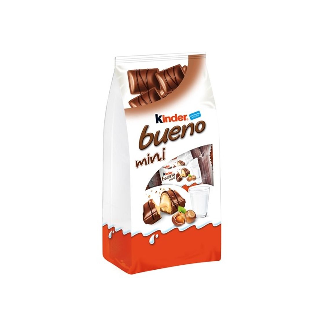 Producto Kinder Bueno Mini Barritas con Relleno de Leche y Avellanas