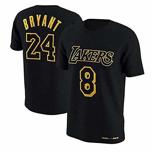 Place Camiseta de Baloncesto Suitnba L.A Lakers Kobe Bryant Manga Corta Jubilado conmemorativo