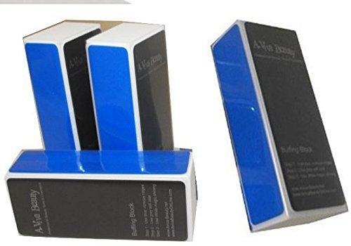 Social A-viva Beauty 4 Way Premium Shine Nail Buffer Block