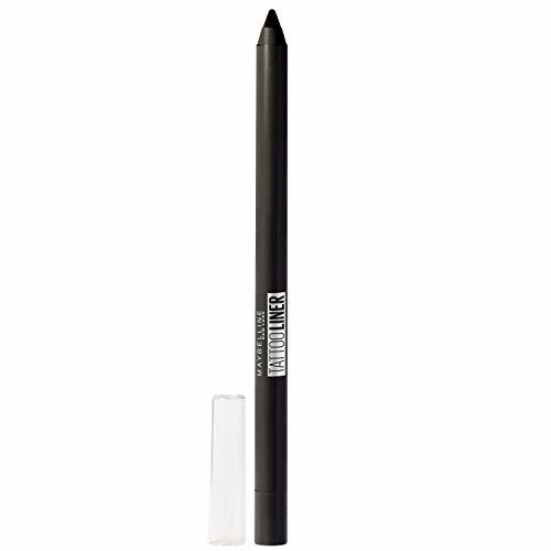 Beauty Gemey Maybelline New York Tattoo Liner lápiz Gel 900 Deep Onyx